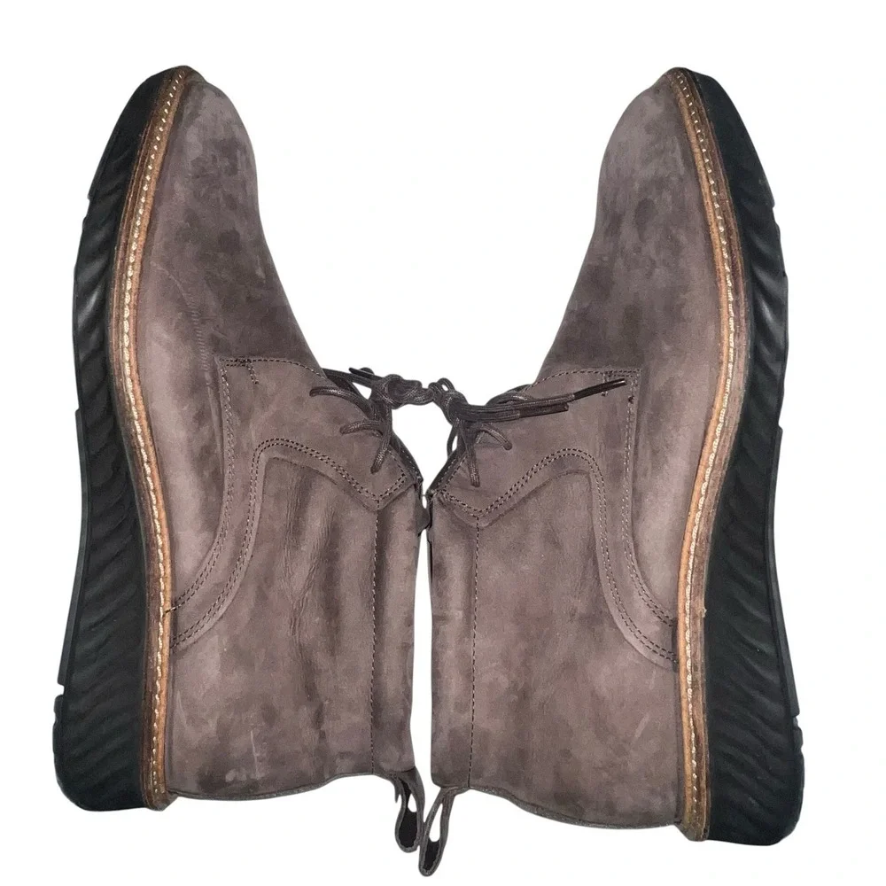 ECCO ST.1 Hybrid‎ Phorene Chukka Boots Mens 8 EU 42 Brown Nubuck Waterproof